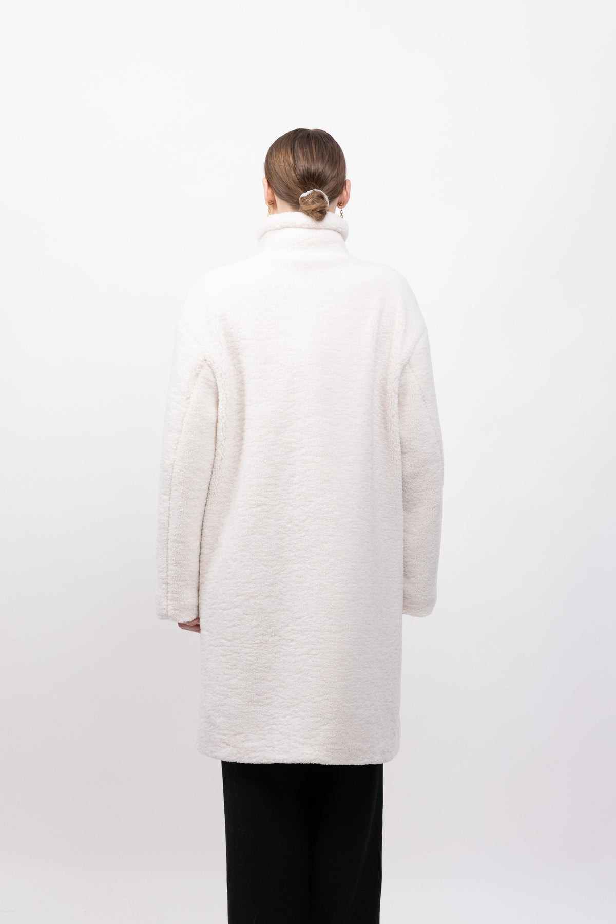 MANTEAU LONG EN FAUSSE FOURRURE MOUTON - K-ZELL PARIS | Wholesale