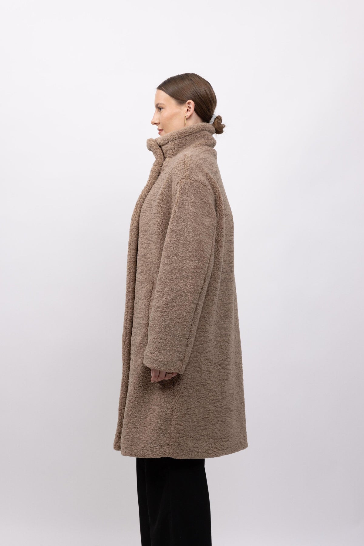 MANTEAU LONG EN FAUSSE FOURRURE MOUTON - K-ZELL PARIS | Wholesale