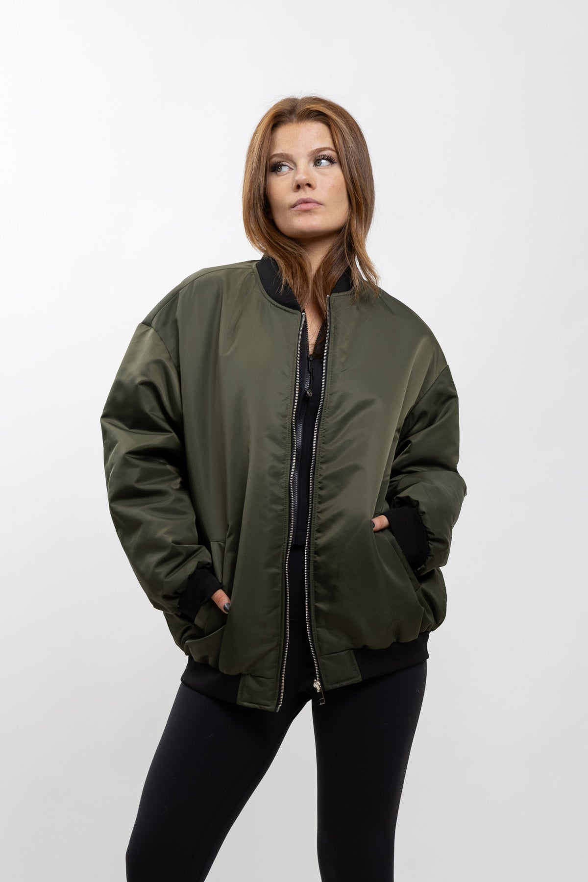 Omkeerbare bomber met hertenprint