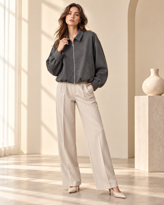 Oversized Zip Jacket – Bomberjack