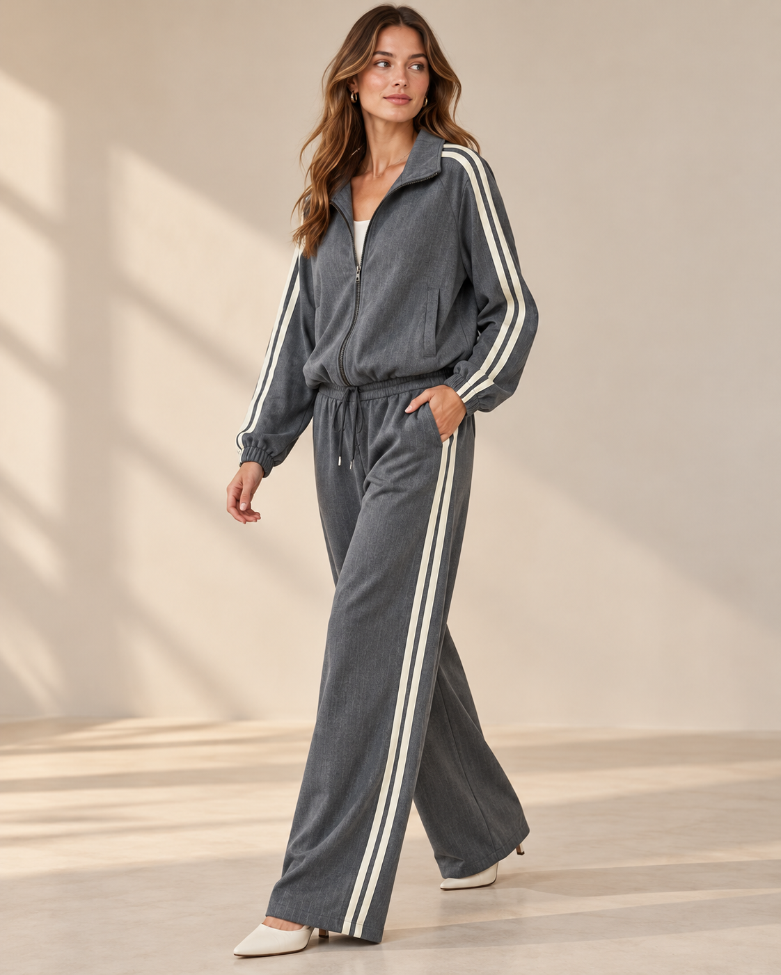 Stripe Set – Sportieve Tweedelige Set