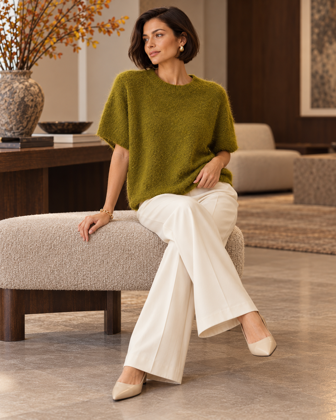 Fluffy Soft Knit Top