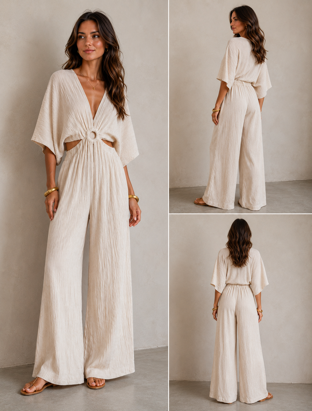 Plissé Jumpsuit
