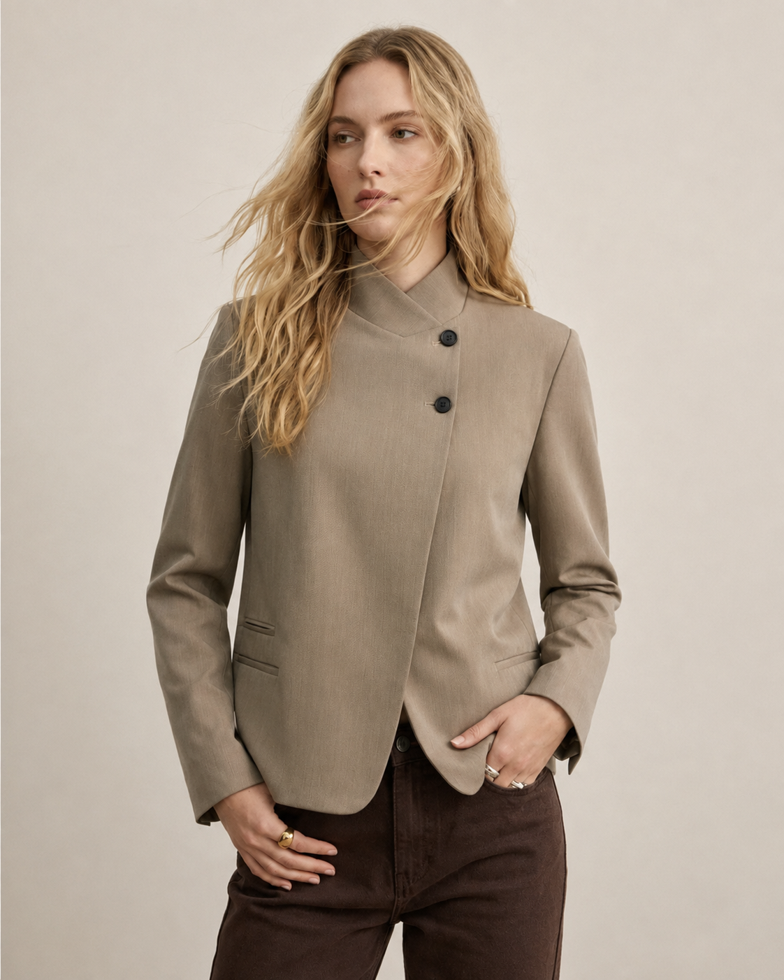 Asymmetrische blazer