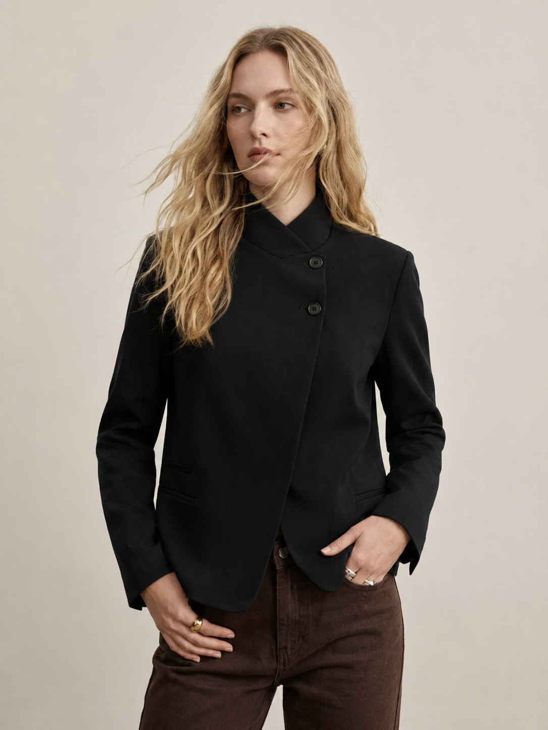 Asymmetrische blazer