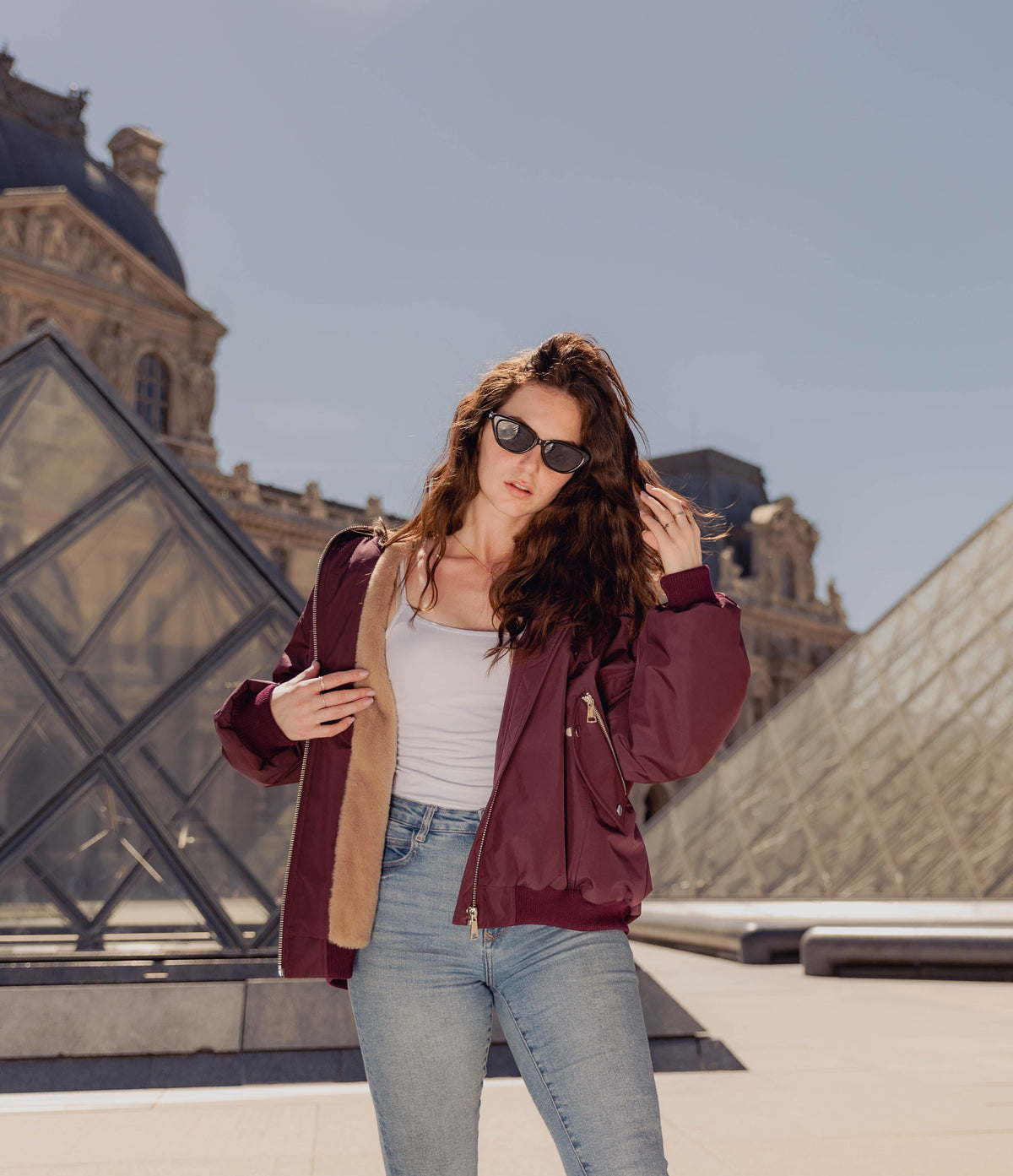 BLOUSON À CAPUCHE AVEC FAUSSE FOURRURE - K-ZELL PARIS | Wholesale