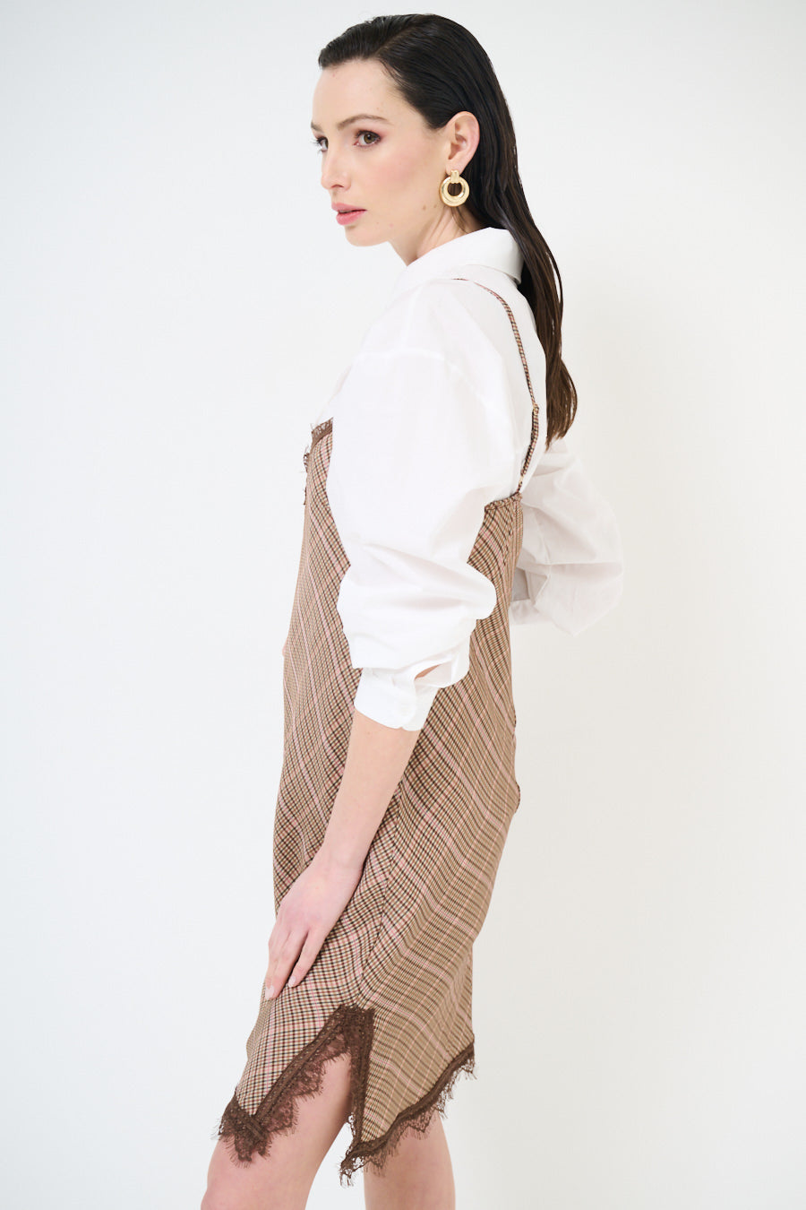 Jurk met ruitpatroon