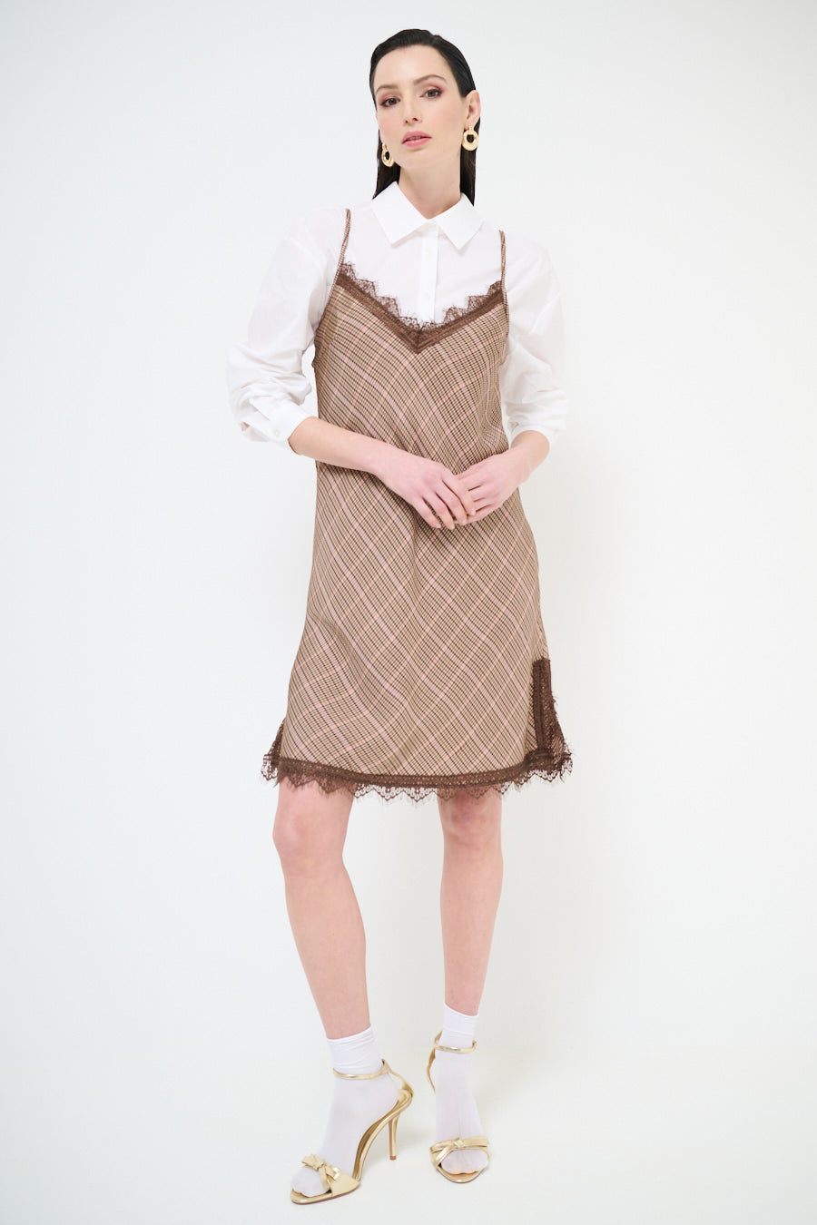 Jurk met ruitpatroon