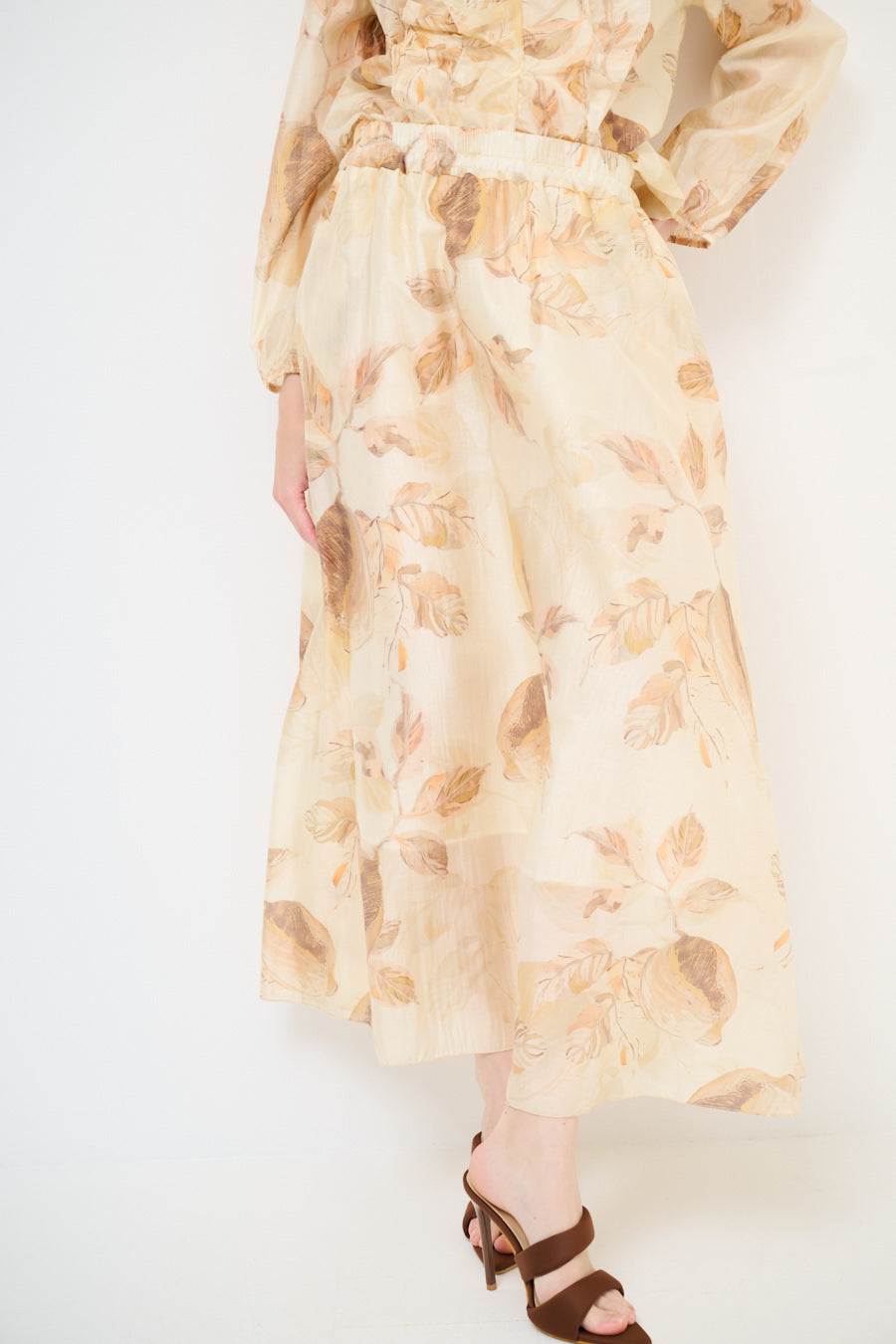 Rok met voileprint