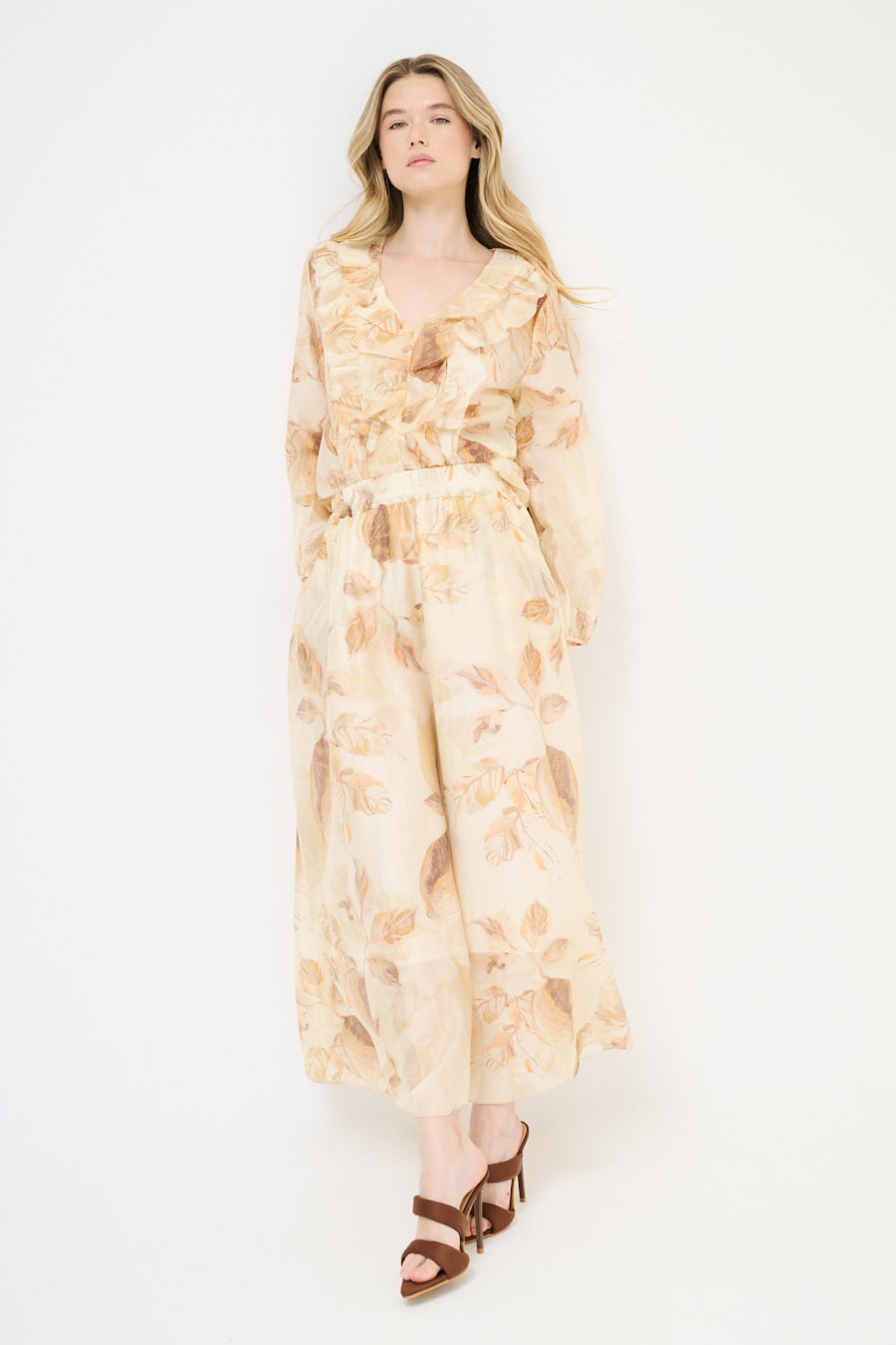 Rok met voileprint