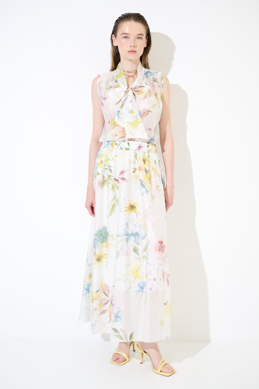 Rok met voileprint