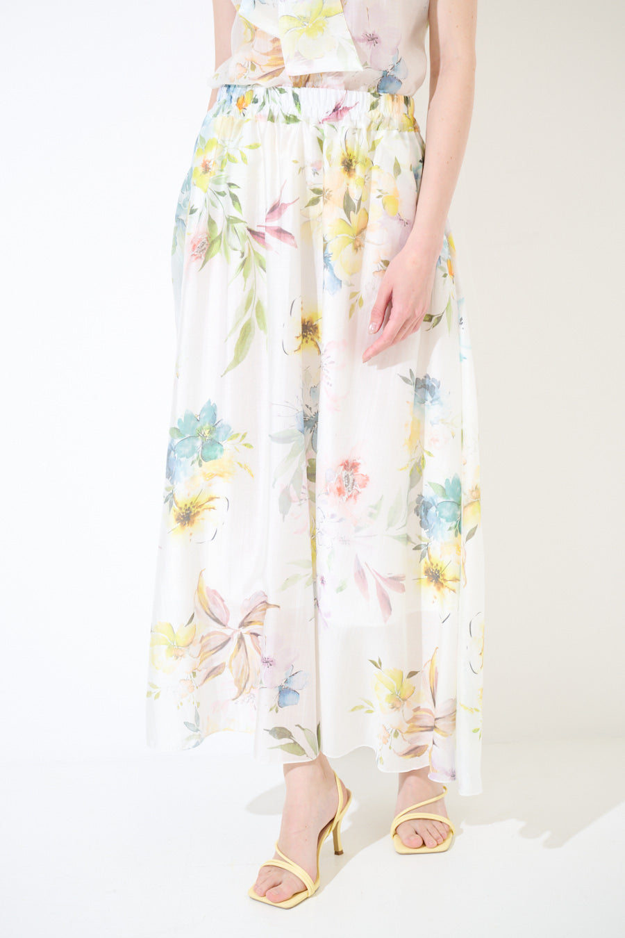Rok met voileprint