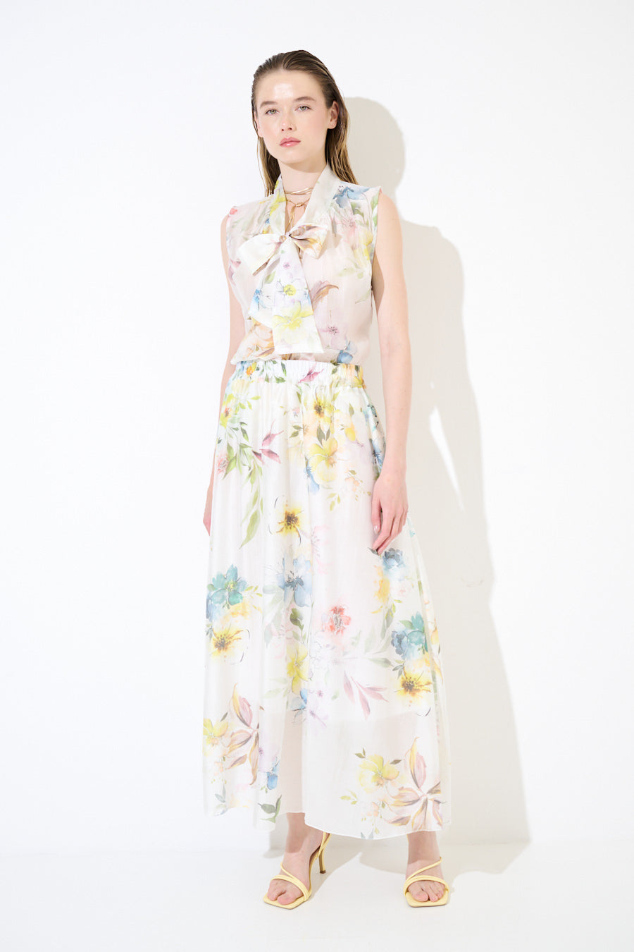Rok met voileprint