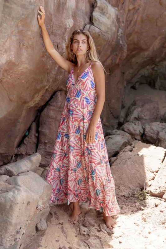 Maxi-jurk met print