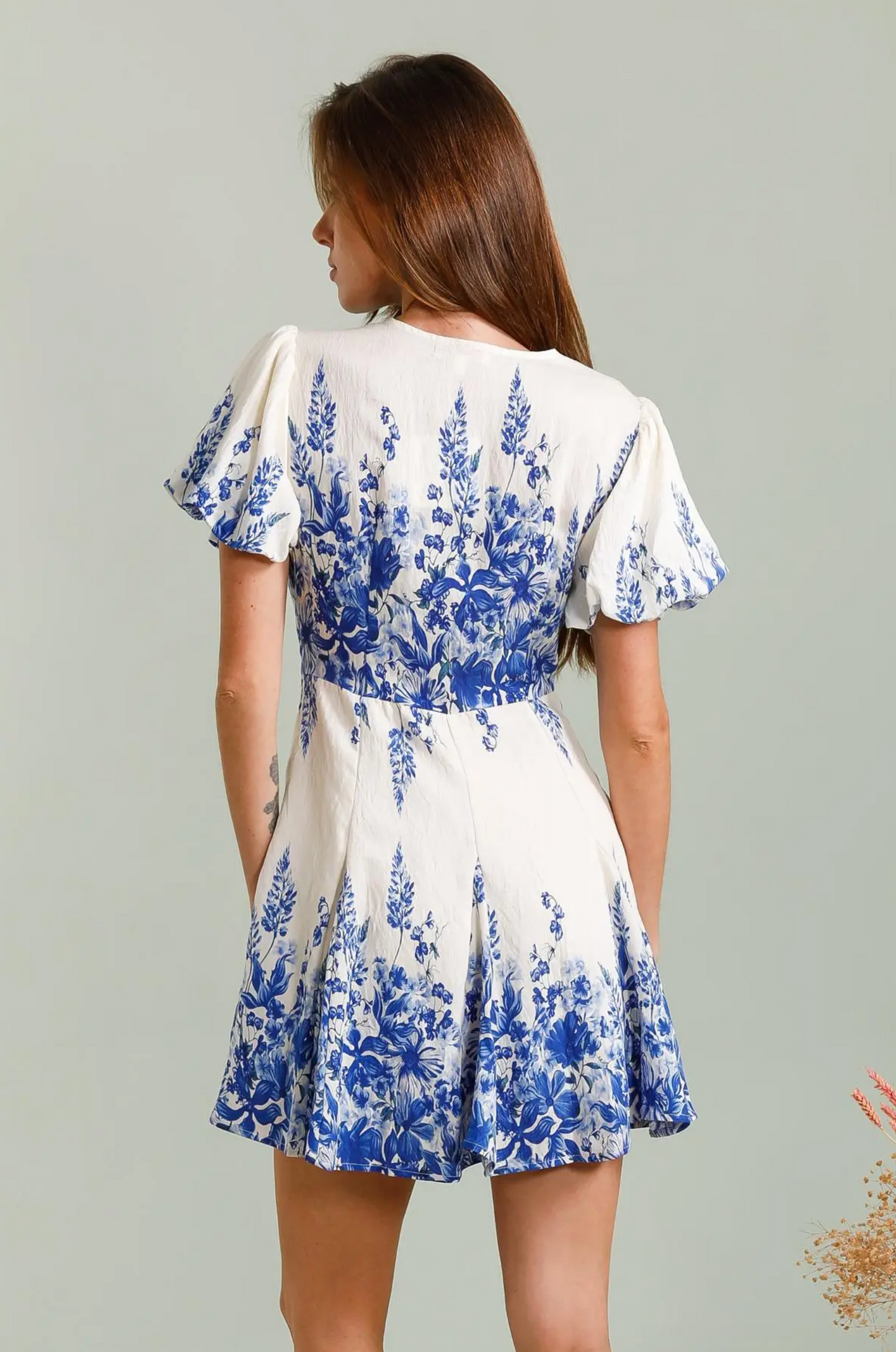 Korte jurk met print