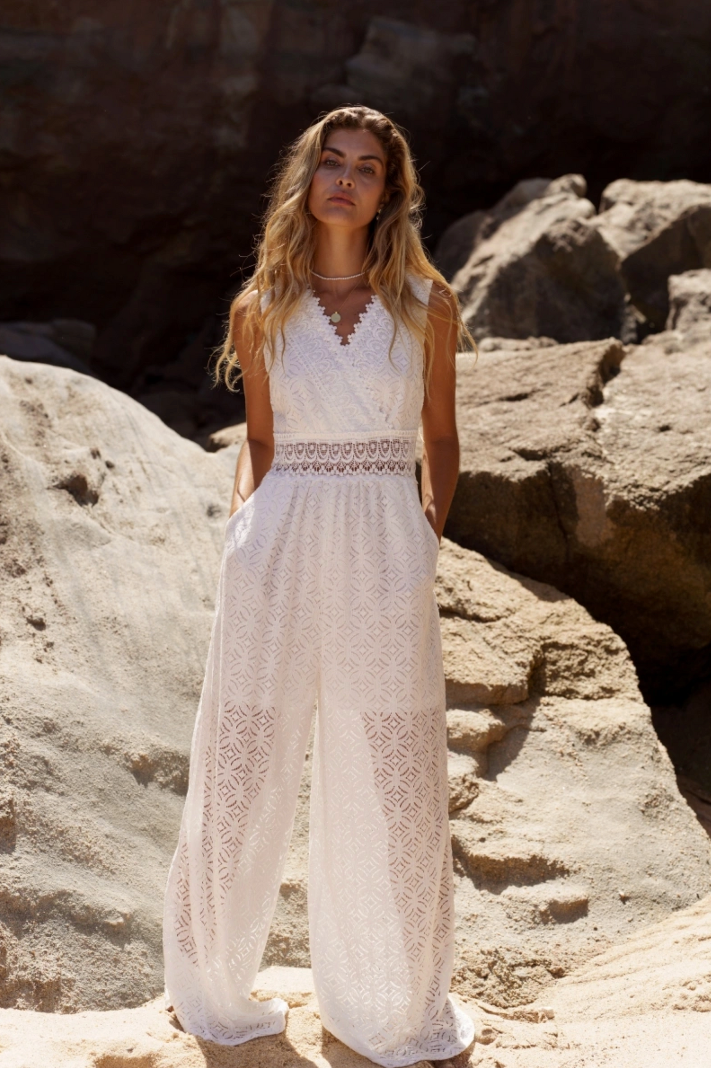 Kanten jumpsuit