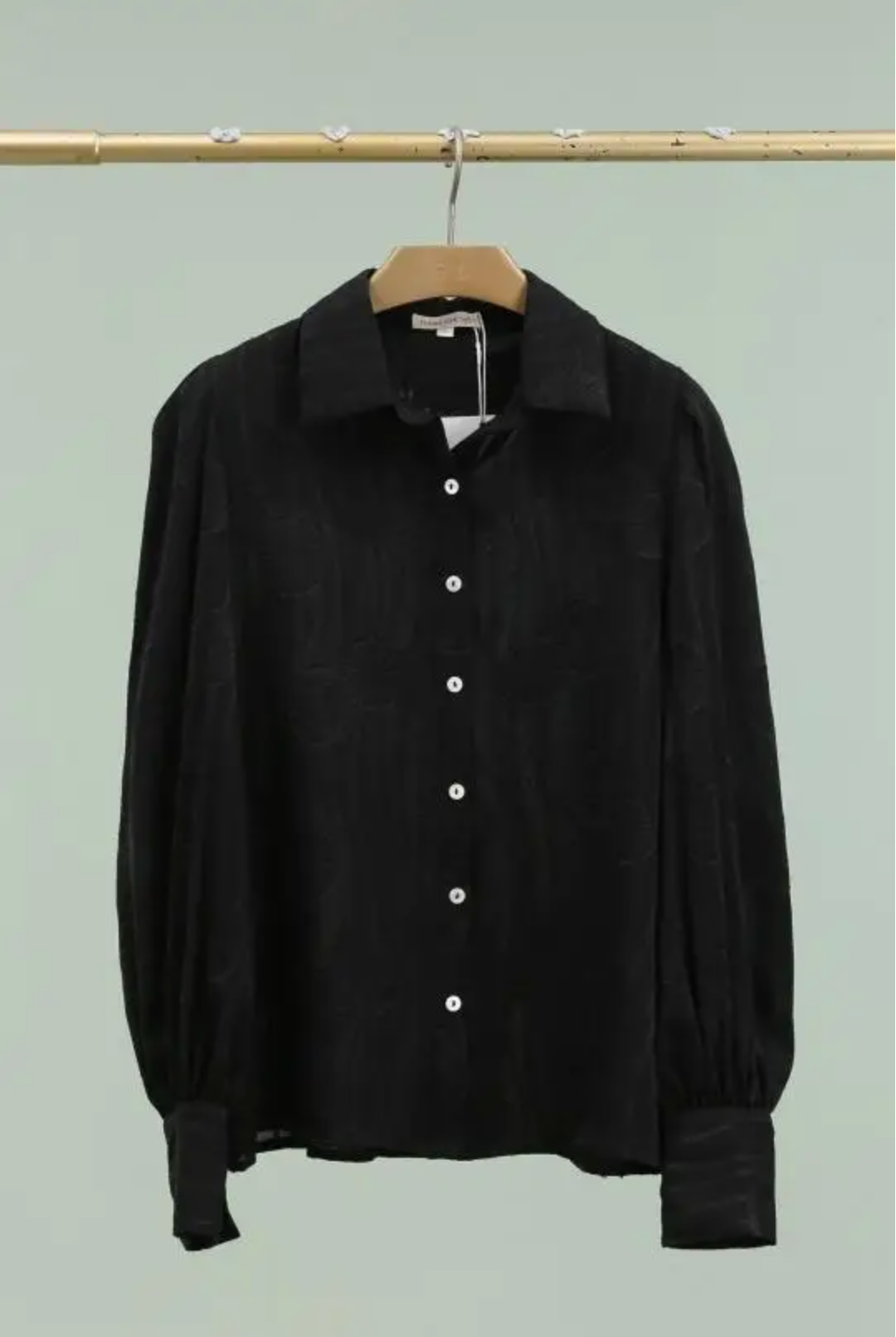 Blouse met lange mouwen en patroon