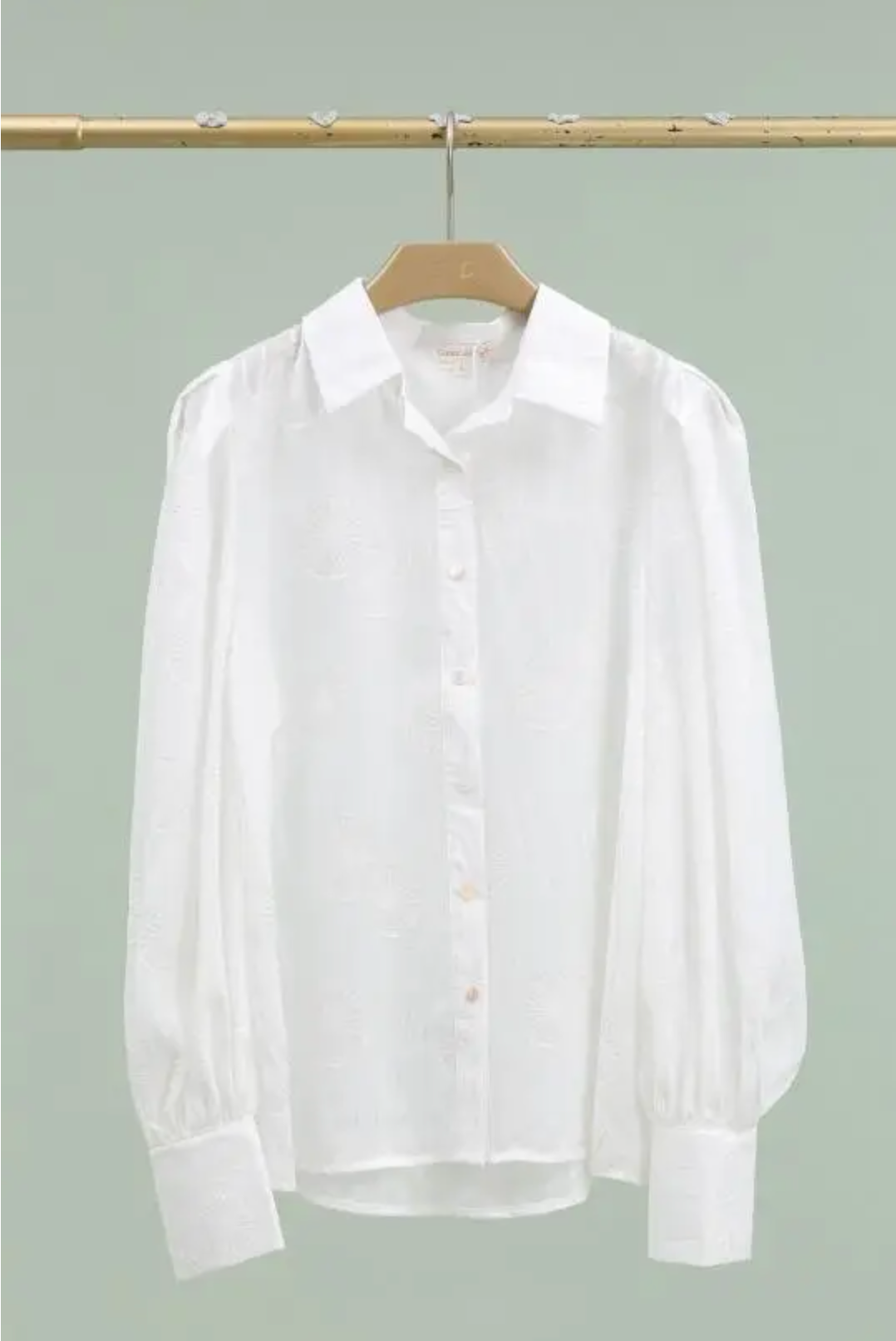 Blouse met lange mouwen en patroon