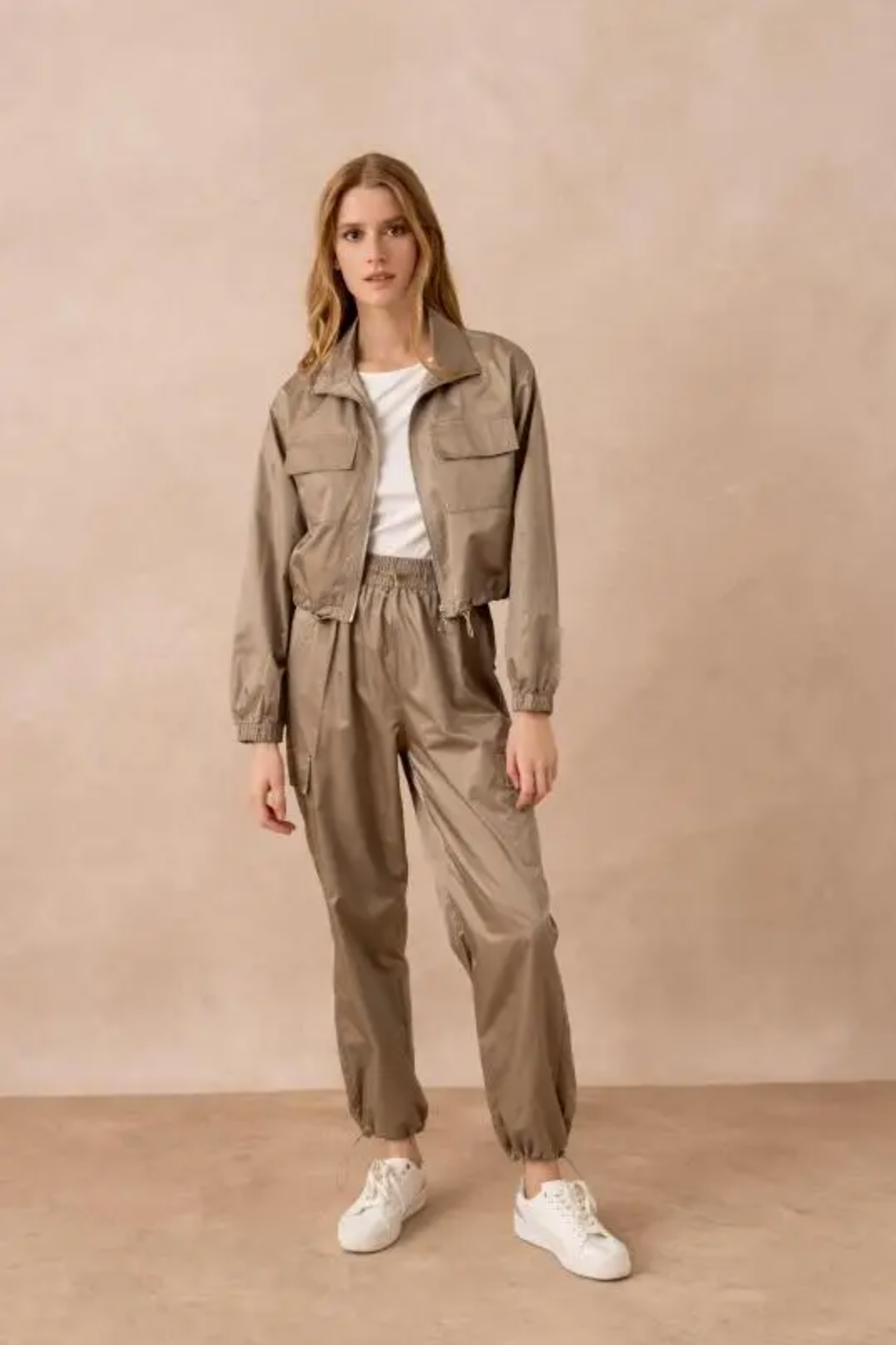 Waterafstotende set van top en broek
