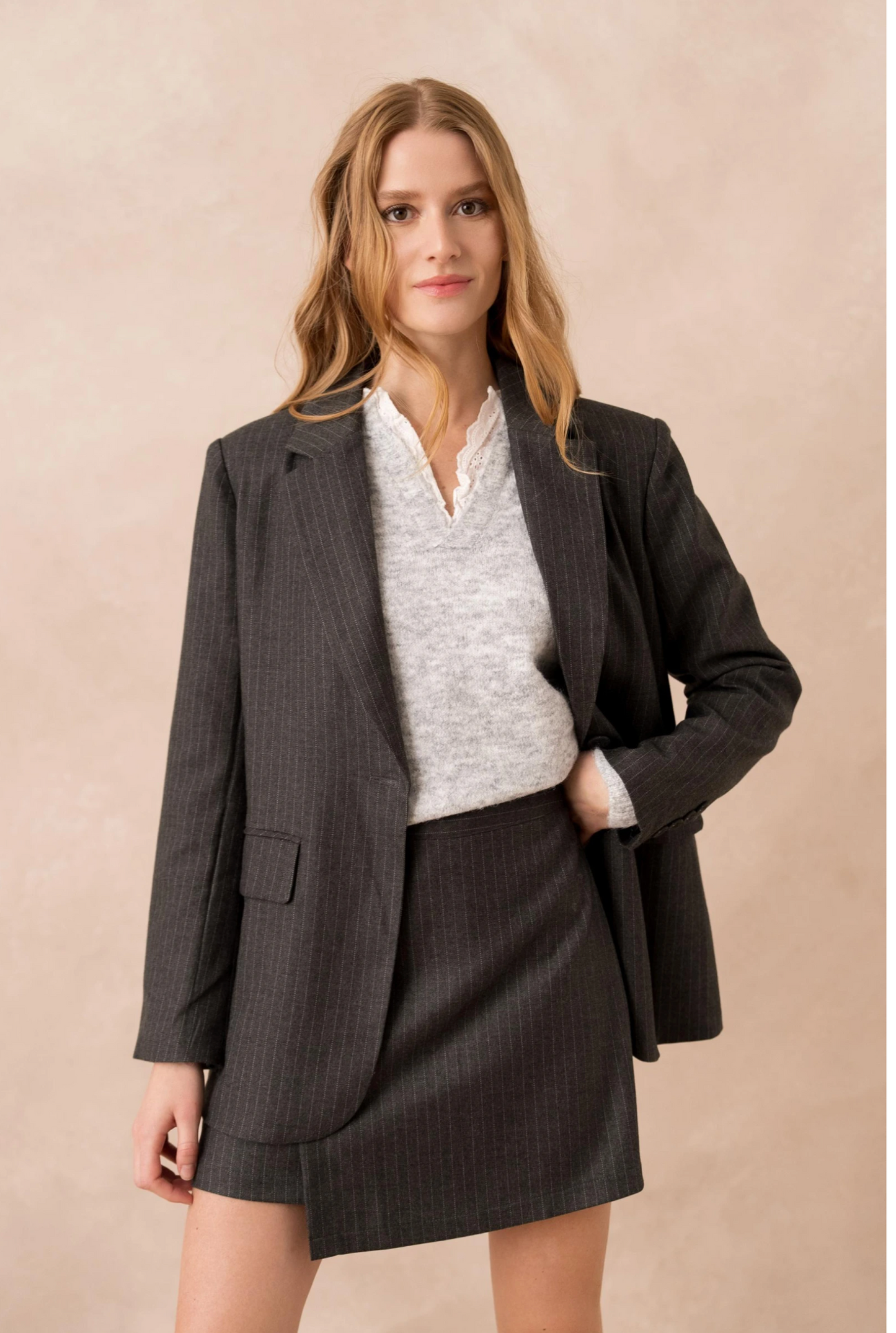 Blazer met strepen