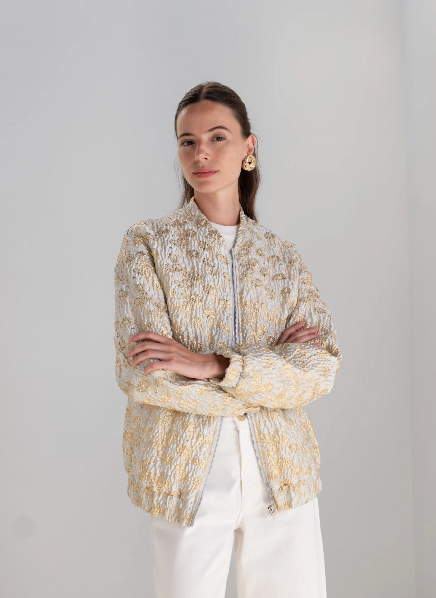 Brocade bomberjack