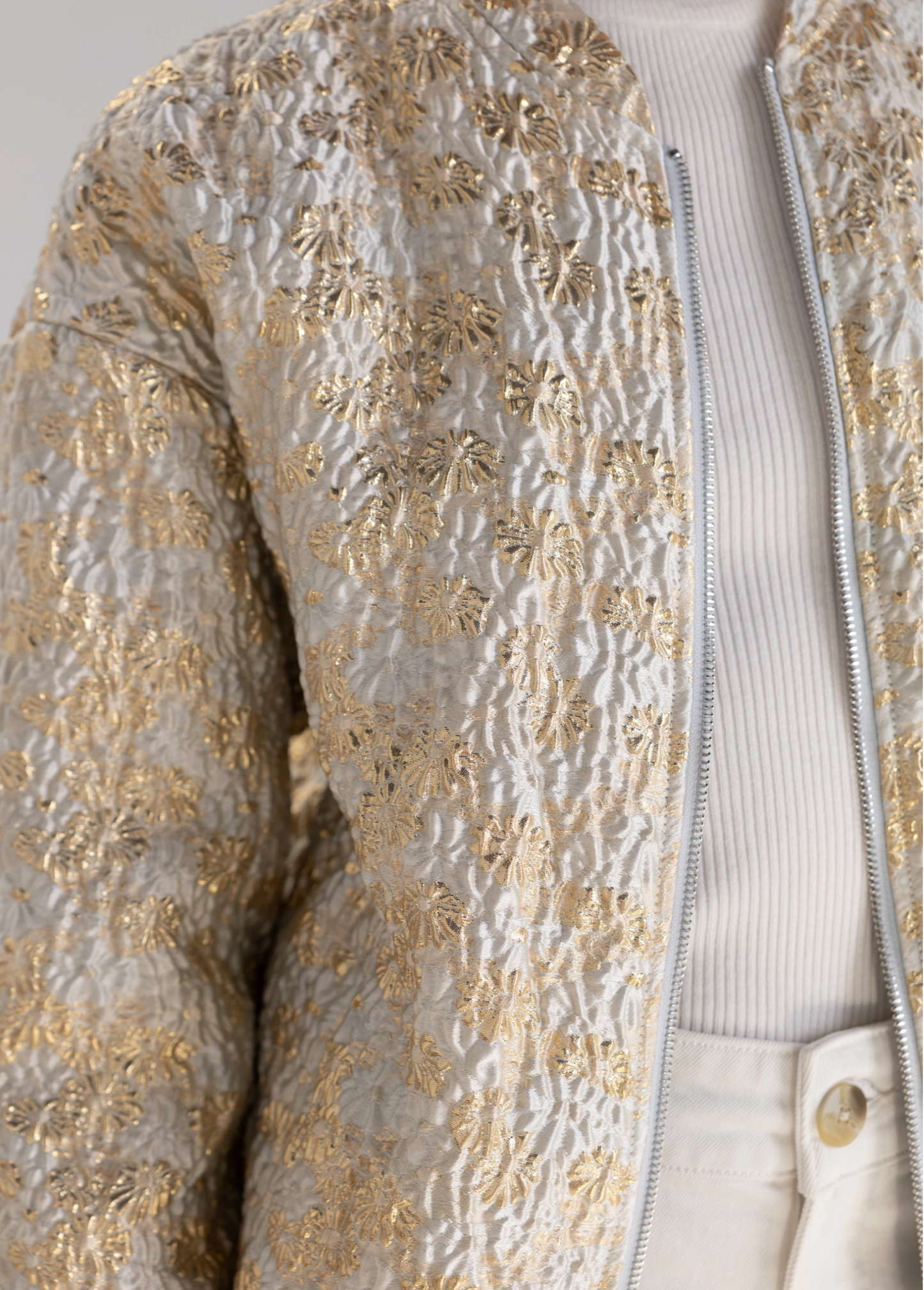 Brocade bomberjack