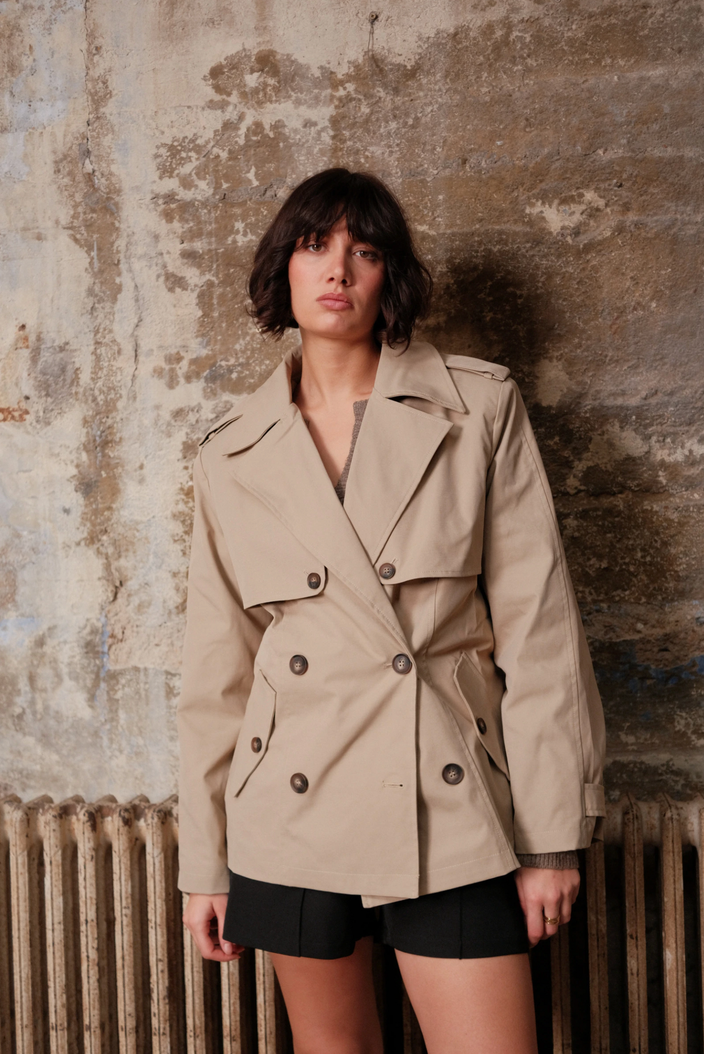 Trenchcoat met ceintuur