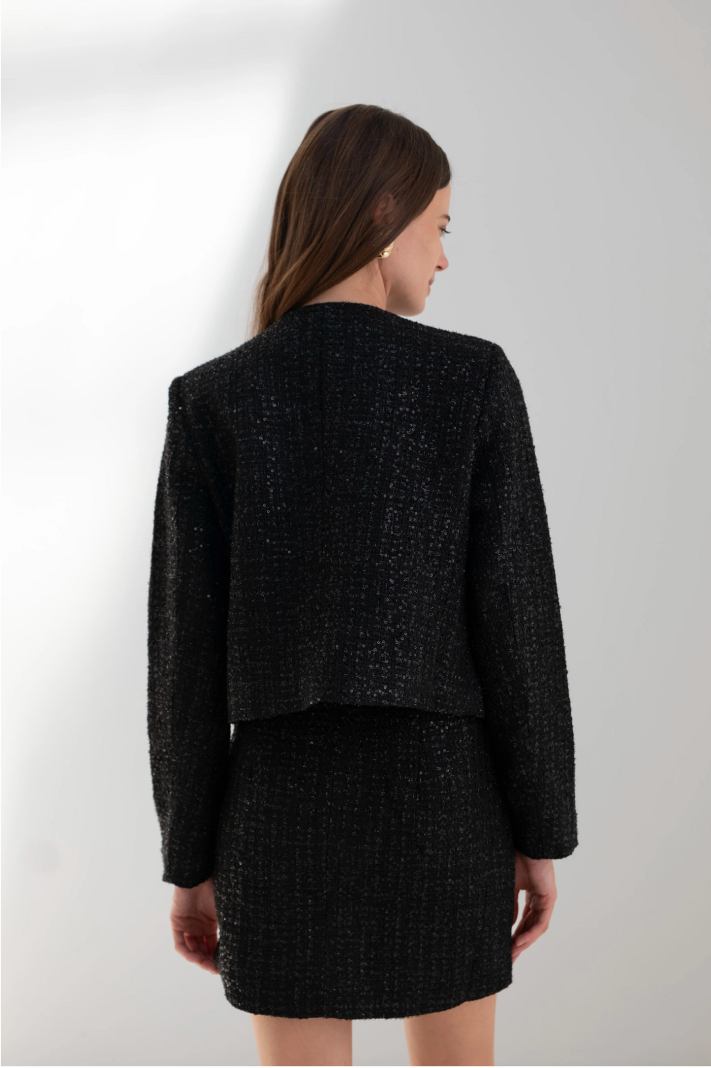 Fonkelende tweed rok