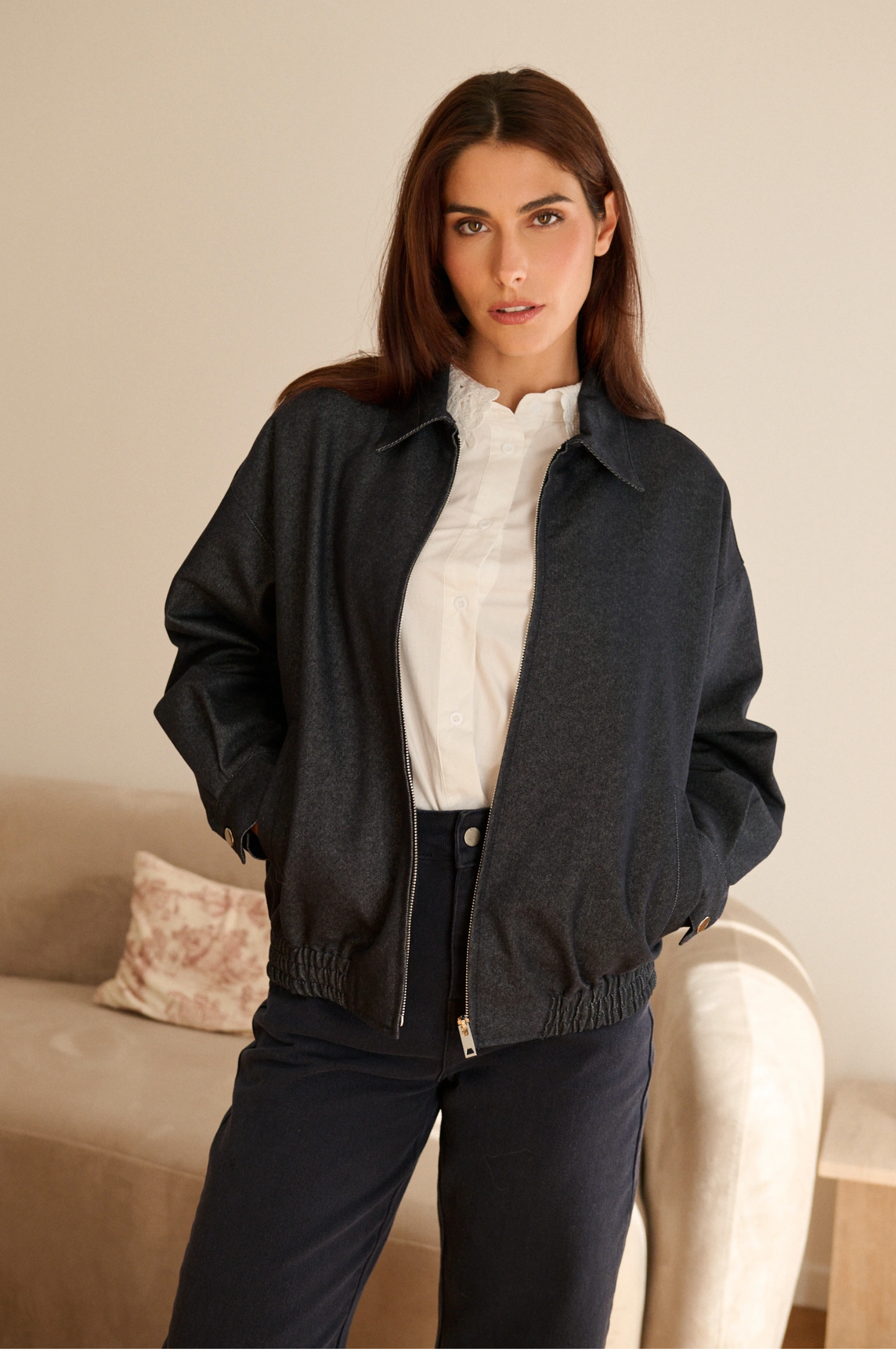 Bomberjack van raw denim