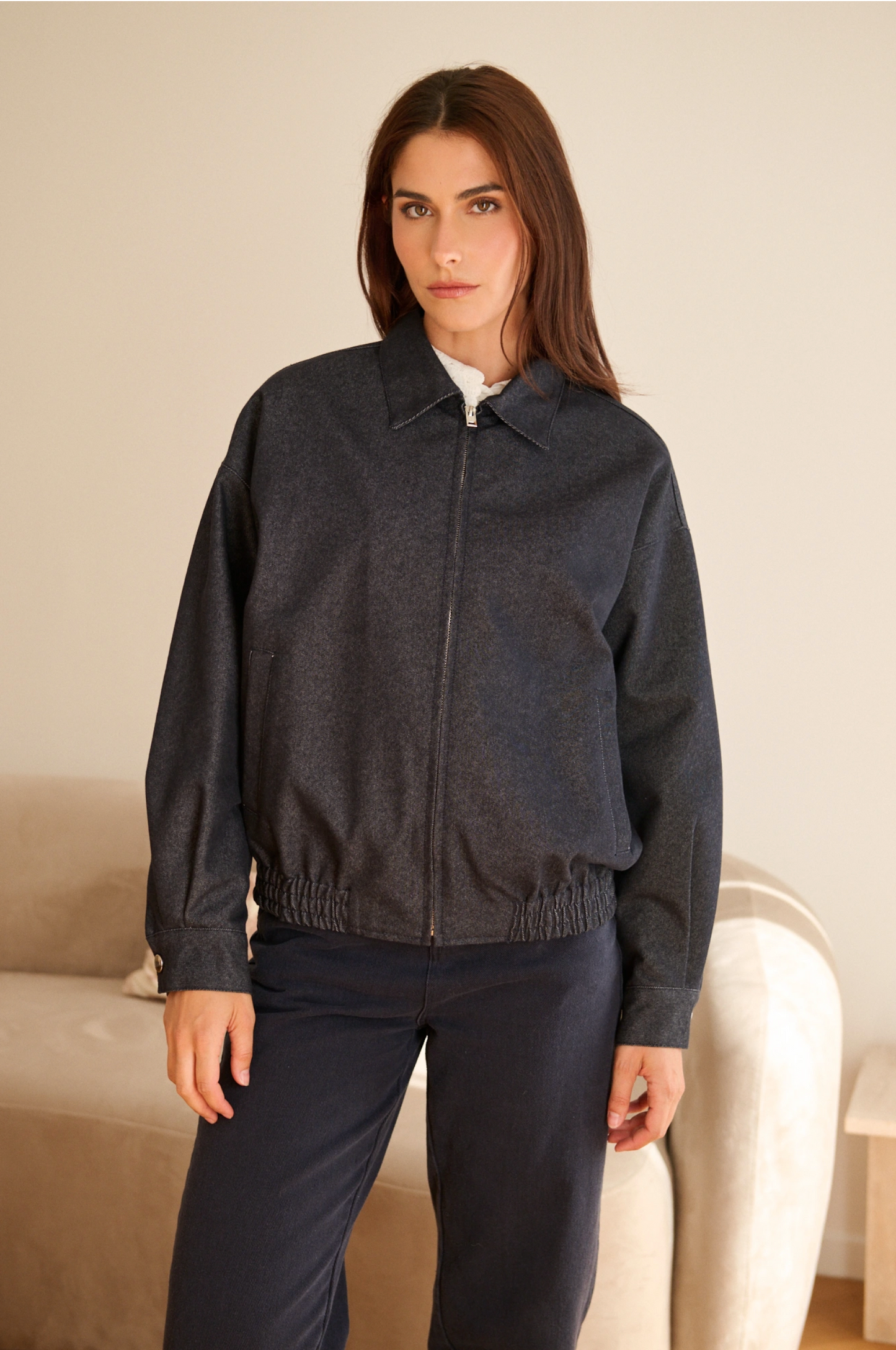Bomberjack van raw denim