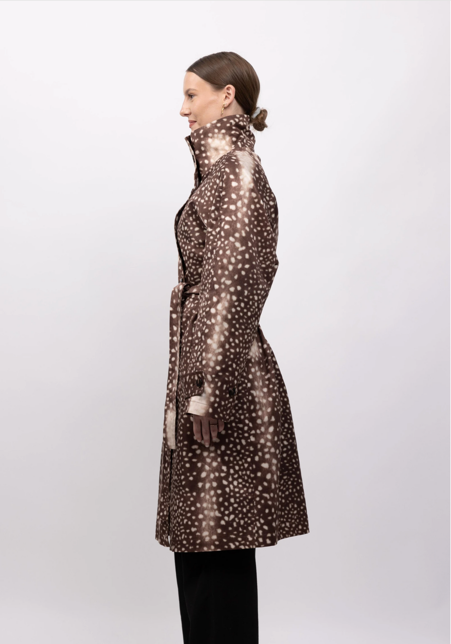 Waterdichte trenchcoat met Bambi-print