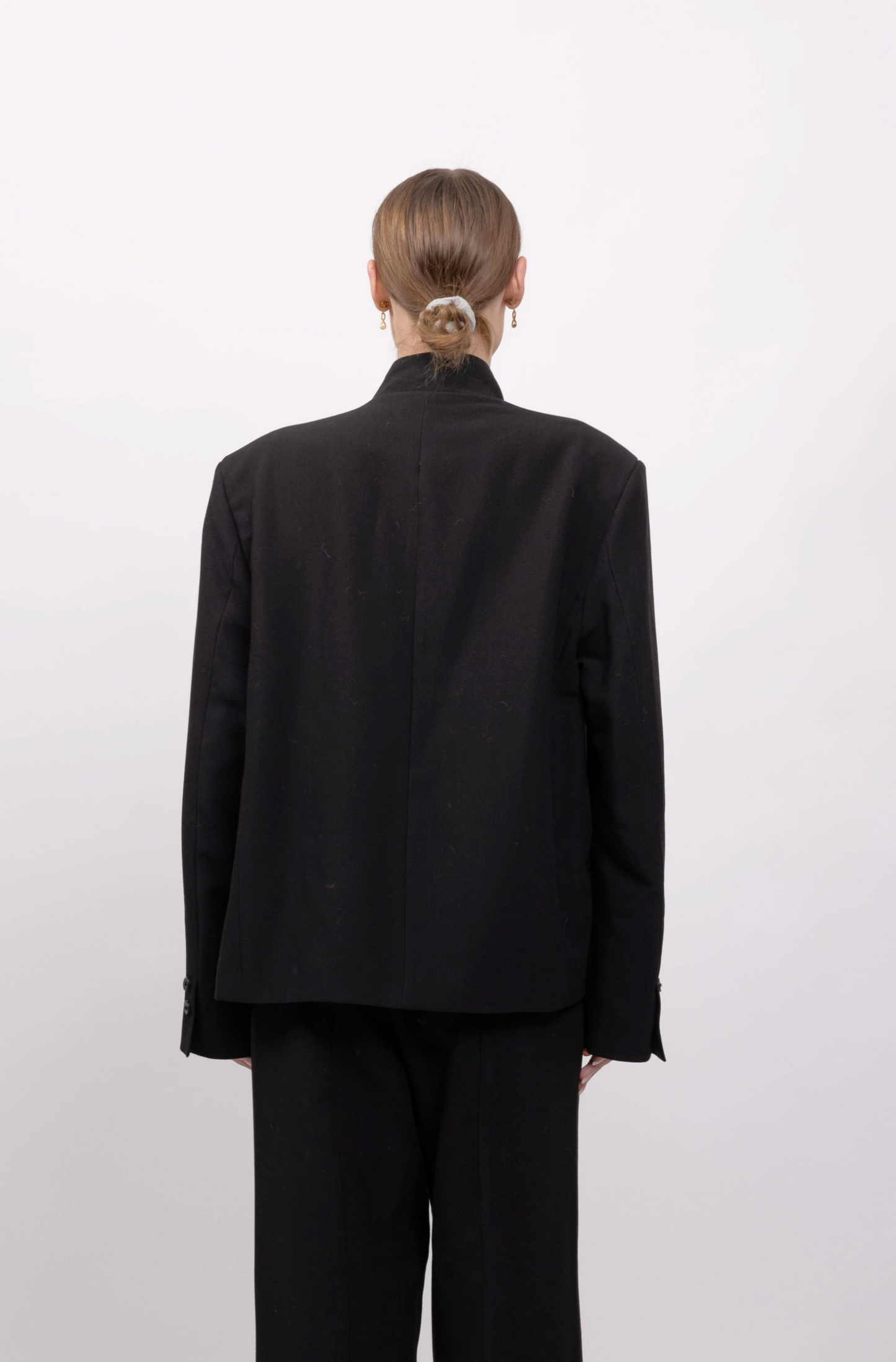 Blazer met hoge kraag