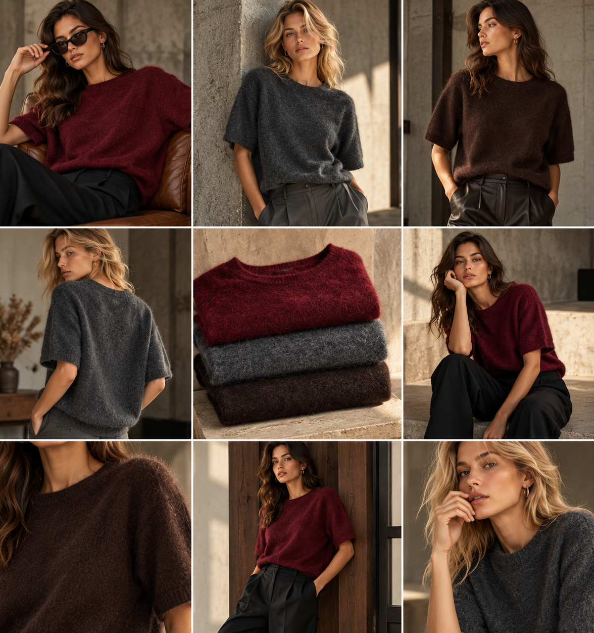 Luxury Cashmere & Wool Knit Top