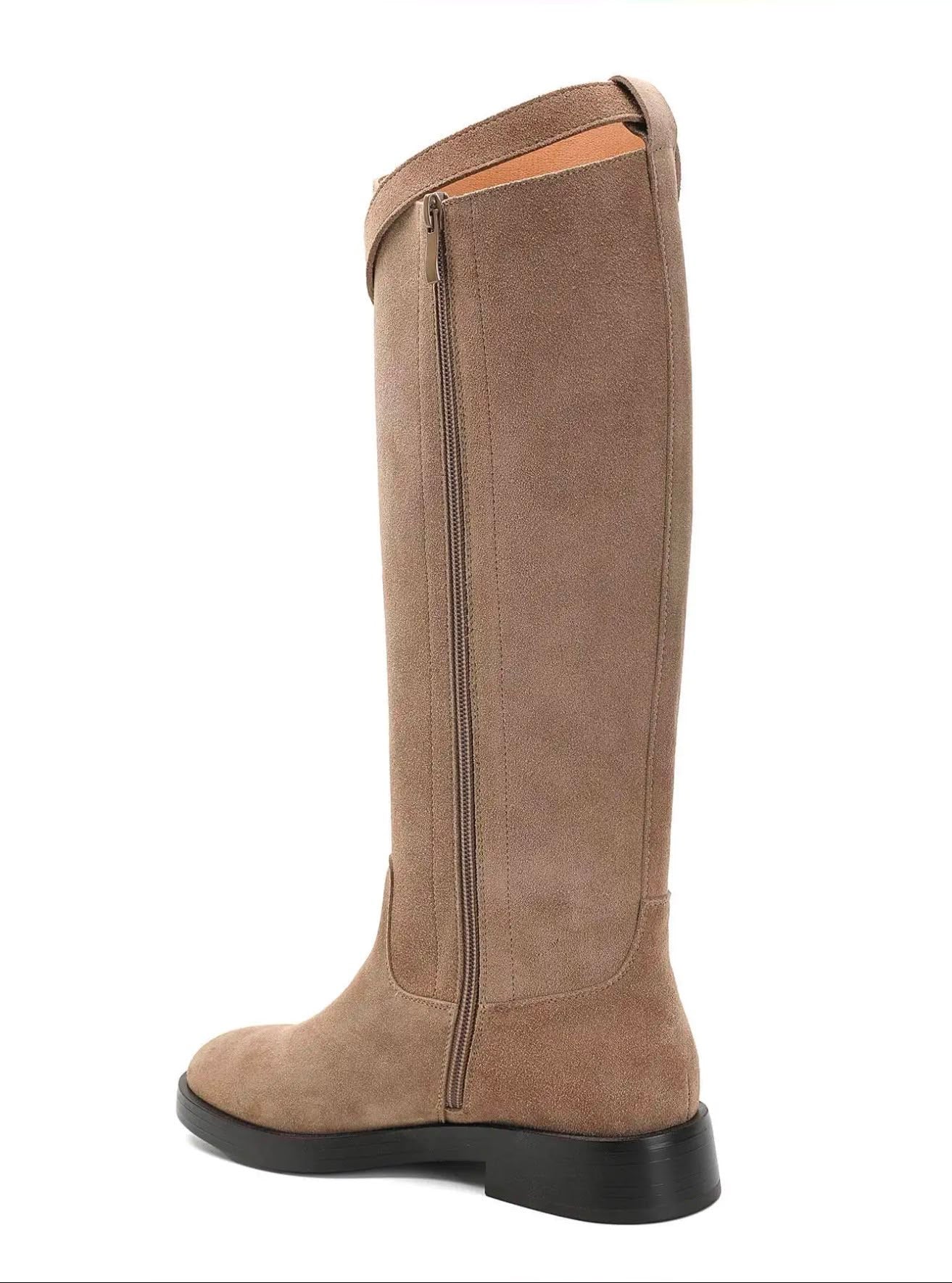 Elegante laarzen in ruitersstijl