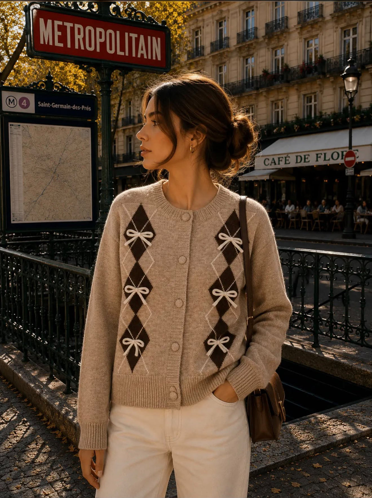 Gilet Argyle Bow